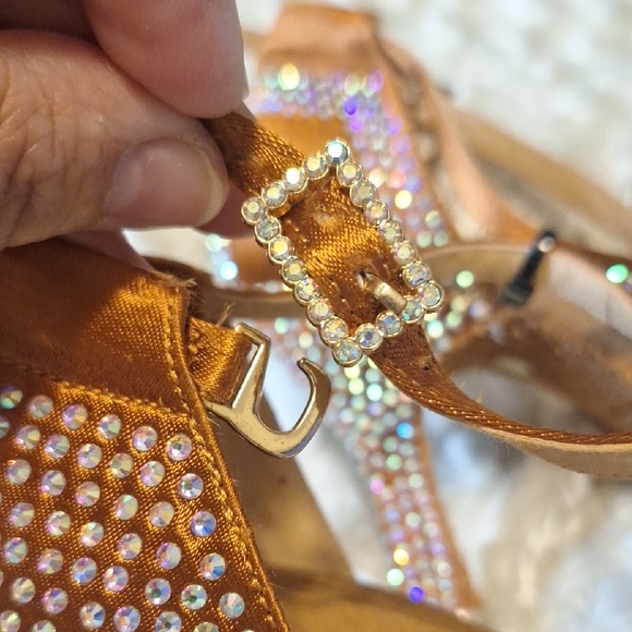 Professional Latin Ballroom Dance Shoes 3" Heels - Picture 9 of 12